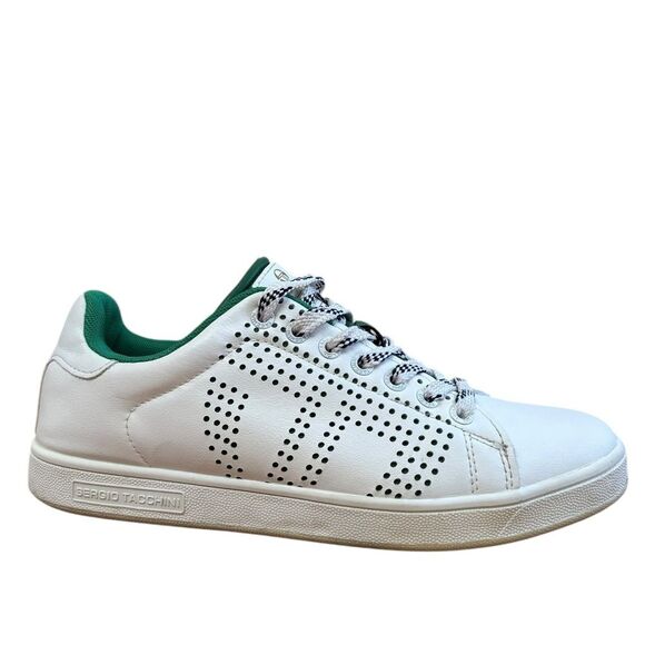 Sergio Tacchini Laced Sports Footwear with Contrast Details and Print. 7.5 - Picture 1 of 9